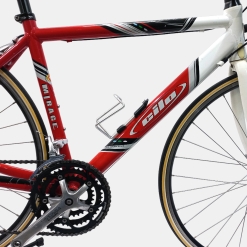 Vélo de course Cilo mirage aluminium rouge d'occasion (3x9v), marché des étalagistes de la Riponne à 1005 Lausanne Vaud