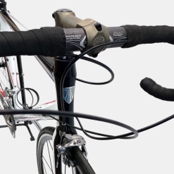 Vélo de course Trek alpha aluminium blanc d'occasion (3x10v), marché des étalagistes de la Riponne à 1005 Lausanne Vaud