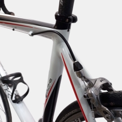 Vélo de course Trek alpha aluminium blanc d'occasion (3x10v), marché des étalagistes de la Riponne à 1005 Lausanne Vaud