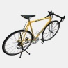 Vélo de course Basso acier jaune d'occasion (2x8v), marché des étalagistes de la Riponne à 1005 Lausanne Vaud