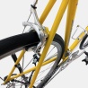 Vélo de course Basso acier jaune d'occasion (2x8v), marché des étalagistes de la Riponne à 1005 Lausanne Vaud