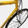 Vélo de course Basso acier jaune d'occasion (2x8v), marché des étalagistes de la Riponne à 1005 Lausanne Vaud