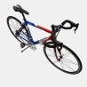 Vélo de course Battaglin aluminium rouge et bleu d'occasion (2x10v), marché des étalagistes de la Riponne à 1005 Lausanne Vaud