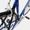Vélo de course Battaglin aluminium rouge et bleu d'occasion (2x10v), marché des étalagistes de la Riponne à 1005 Lausanne Vaud