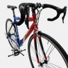 Vélo de course Battaglin aluminium rouge et bleu d'occasion (2x10v), marché des étalagistes de la Riponne à 1005 Lausanne Vaud