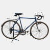 Vélo de course Cilo vintage acier bleu d'occasion (2x5v), marché des étalagistes de la Riponne à 1005 Lausanne Vaud Romandie