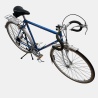 Vélo de course Cilo vintage acier bleu d'occasion (2x5v), marché des étalagistes de la Riponne à 1005 Lausanne Vaud Romandie