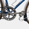 Vélo de course Cilo vintage acier bleu d'occasion (2x5v), marché des étalagistes de la Riponne à 1005 Lausanne Vaud Romandie