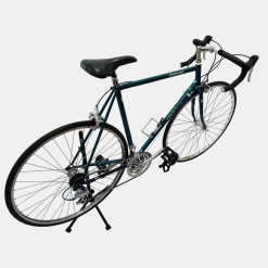 Vélo de course Cilo challenger aluminium turquoise d'occasion (3x6v), marché des étalagistes de la Riponne à 1005 Lausanne Vaud