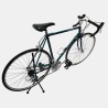 Vélo de course Cilo challenger aluminium turquoise d'occasion (3x6v), marché des étalagistes de la Riponne à 1005 Lausanne Vaud