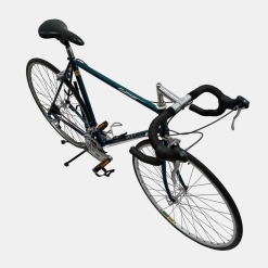 Vélo de course Cilo challenger aluminium turquoise d'occasion (3x6v), marché des étalagistes de la Riponne à 1005 Lausanne Vaud
