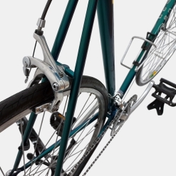 Vélo de course Cilo challenger aluminium turquoise d'occasion (3x6v), marché des étalagistes de la Riponne à 1005 Lausanne Vaud