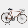 Vélo de course Cilo vintage acier orange d'occasion (2x5v), marché des étalagistes de la Riponne à 1005 Lausanne Vaud