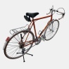 Vélo de course Cilo vintage acier orange d'occasion (2x5v), marché des étalagistes de la Riponne à 1005 Lausanne Vaud