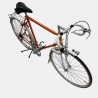Vélo de course Cilo vintage acier orange d'occasion (2x5v), marché des étalagistes de la Riponne à 1005 Lausanne Vaud