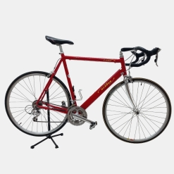 Vélo de course Cilo comp aluminium rouge d'occasion (3x8v), marché des étalagistes de la Riponne à 1005 Lausanne Vaud