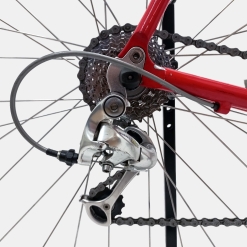 Vélo de course Cilo comp aluminium rouge d'occasion (3x8v), marché des étalagistes de la Riponne à 1005 Lausanne Vaud