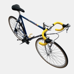 Vélo Gitane acier bleu d'occasion (3x6v), marché des étalagistes de la Riponne à 1005 Lausanne Vaud