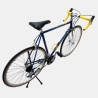 Vélo Gitane acier bleu d'occasion (3x6v), marché des étalagistes de la Riponne à 1005 Lausanne Vaud