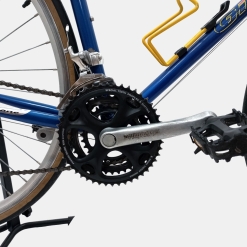 Vélo Gitane acier bleu d'occasion (3x6v), marché des étalagistes de la Riponne à 1005 Lausanne Vaud