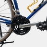 Vélo Gitane acier bleu d'occasion (3x6v), marché des étalagistes de la Riponne à 1005 Lausanne Vaud
