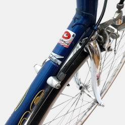 Vélo Gitane acier bleu d'occasion (3x6v), marché des étalagistes de la Riponne à 1005 Lausanne Vaud