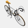 Vélo Gitane acier gris jaune d'occasion (2x4v), marché des étalagistes de la Riponne à 1005 Lausanne Vaud