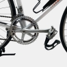 Vélo de course Peugeot acier blanc d'occasion (2x6v), marché des étalagistes de la Riponne à 1005 Lausanne Vaud