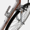 Vélo de course Peugeot acier blanc d'occasion (2x6v), marché des étalagistes de la Riponne à 1005 Lausanne Vaud