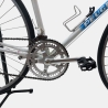 Vélo de course Peugeot acier bleu et blanc d'occasion (2x6v), marché des étalagistes de la Riponne à 1005 Lausanne Vaud