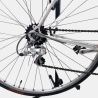 Vélo de course Peugeot acier bleu et blanc d'occasion (2x6v), marché des étalagistes de la Riponne à 1005 Lausanne Vaud