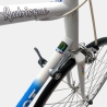 Vélo de course Peugeot acier bleu et blanc d'occasion (2x6v), marché des étalagistes de la Riponne à 1005 Lausanne Vaud