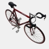 Vélo de course Scott afd aluminium bordeaux d'occasion (3x8v), marché des étalagistes de la Riponne à 1005 Lausanne Vaud