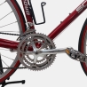 Vélo de course Scott afd aluminium bordeaux d'occasion (3x8v), marché des étalagistes de la Riponne à 1005 Lausanne Vaud
