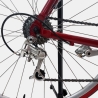 Vélo de course Scott afd aluminium bordeaux d'occasion (3x8v), marché des étalagistes de la Riponne à 1005 Lausanne Vaud