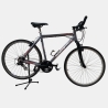 Vélo VTT Scott aluminium gris d'occasion (3x8v), marché des étalagistes de la Riponne à 1005 Lausanne Vaud