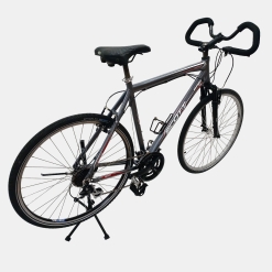 Vélo VTT Scott aluminium gris d'occasion (3x8v), marché des étalagistes de la Riponne à 1005 Lausanne Vaud