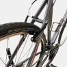 Vélo VTT Scott aluminium gris d'occasion (3x8v), marché des étalagistes de la Riponne à 1005 Lausanne Vaud