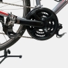 Vélo VTT Scott aluminium gris d'occasion (3x8v), marché des étalagistes de la Riponne à 1005 Lausanne Vaud