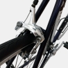 Vélo de course Scott afd 302 acier violet foncé d'occasion (2x6v), marché des étalagistes de la Riponne à 1005 Lausanne Vaud